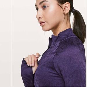 Lululemon Rest Less 1/2 Zip
Dark Court Purple size 6 excellent condition